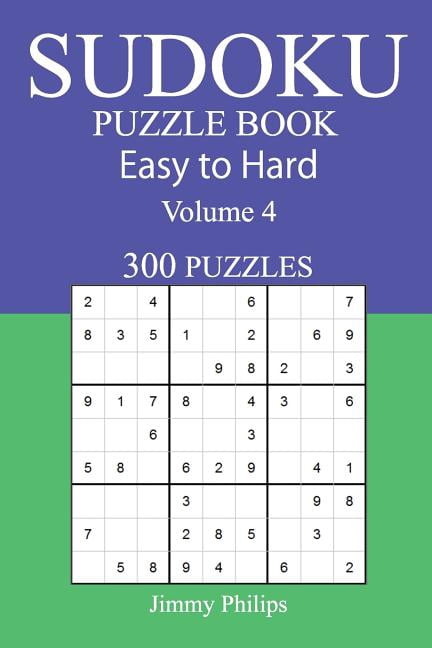300 Easy to Hard Sudoku Puzzle Book, (Paperback)