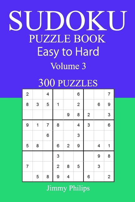 300 Easy to Hard Sudoku Puzzle Book, (Paperback)