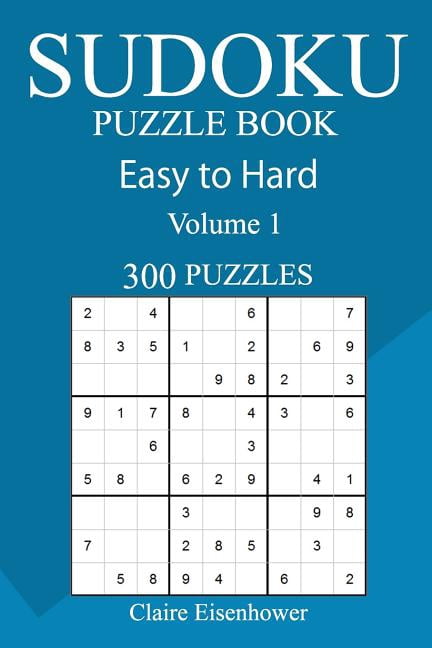 300 Easy to Hard Sudoku Puzzle Book, (Paperback)