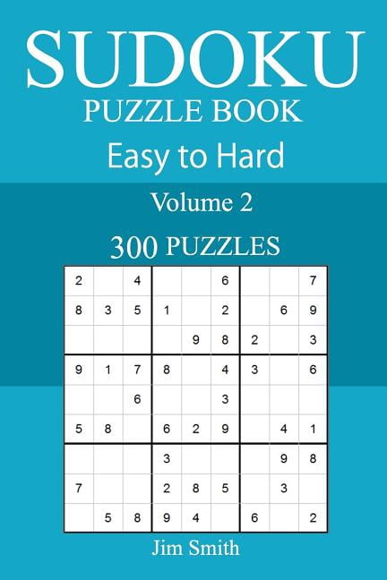 300 Easy to Hard Sudoku Puzzle Book, (Paperback)