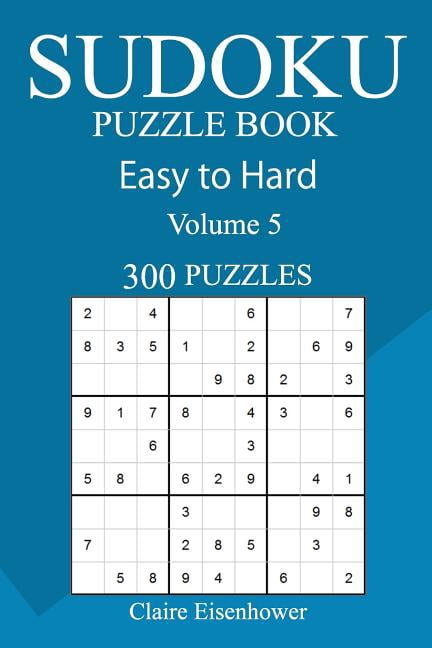 300 Easy to Hard Sudoku Puzzle Book, (Paperback)