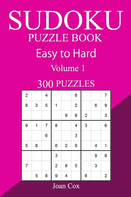 300 Easy to Hard Sudoku Puzzle Book, (Paperback)