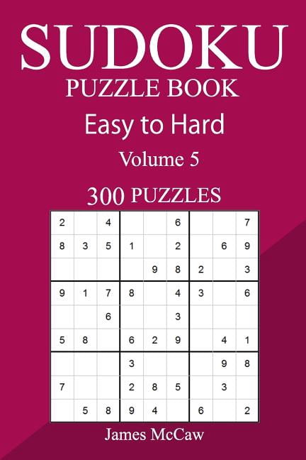 300 Easy to Hard Sudoku Puzzle Book, (Paperback)