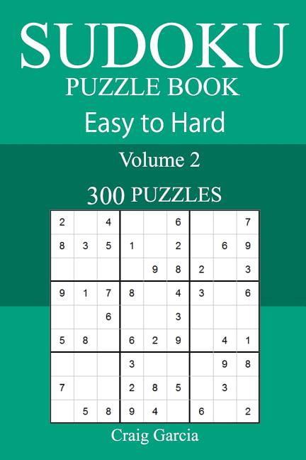 300 Easy to Hard Sudoku Puzzle Book, (Paperback)