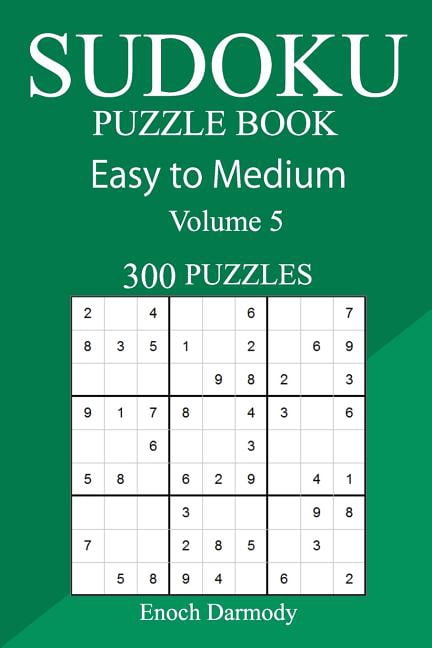 300 Easy to Medium Sudoku Puzzle Book, (Paperback)
