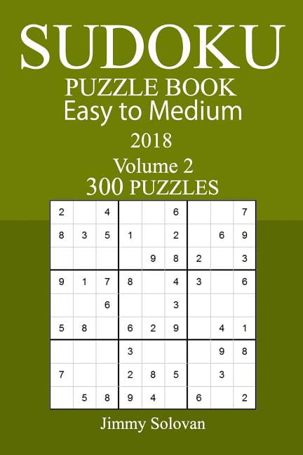 300 Easy to Medium Sudoku Puzzle Book (Paperback)