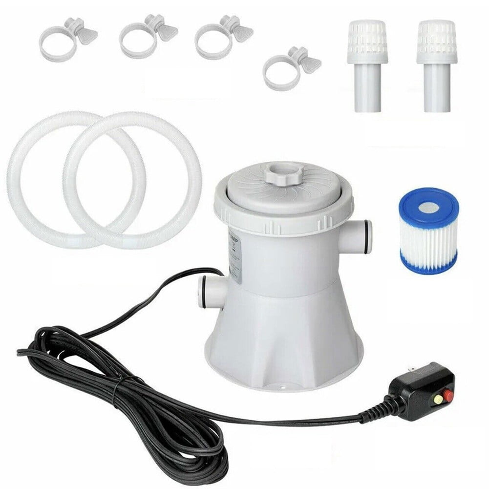 300 Gallon Swimming Pool Pump Filter Kits Cleaning Above Ground Pools