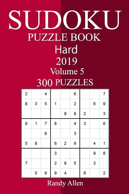 300 Hard Sudoku Puzzle Book 2019, (Paperback)