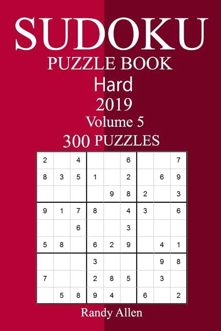 300 Hard Sudoku Puzzle Book 2019, (Paperback)