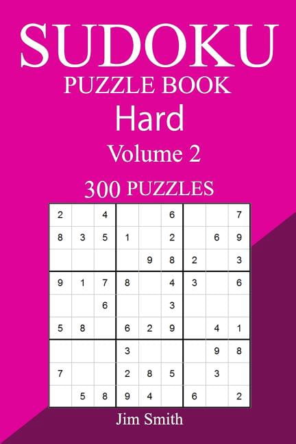 300 Hard Sudoku Puzzle Book, (Paperback)