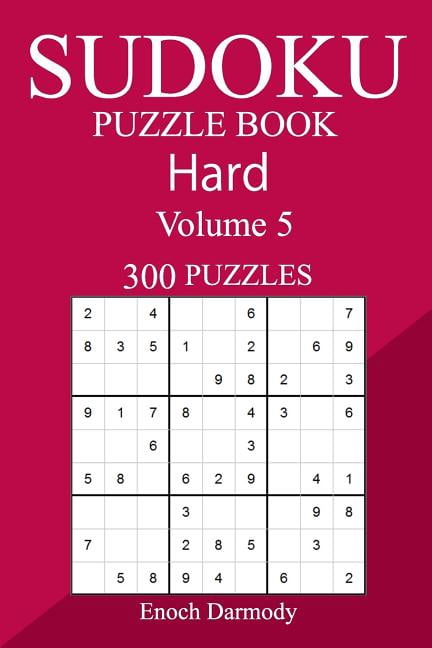 300 Hard Sudoku Puzzle Book, (Paperback)