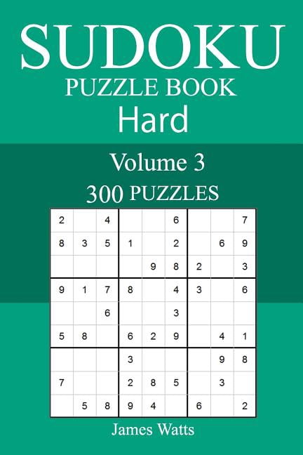 300 Hard Sudoku Puzzle Book, (Paperback)