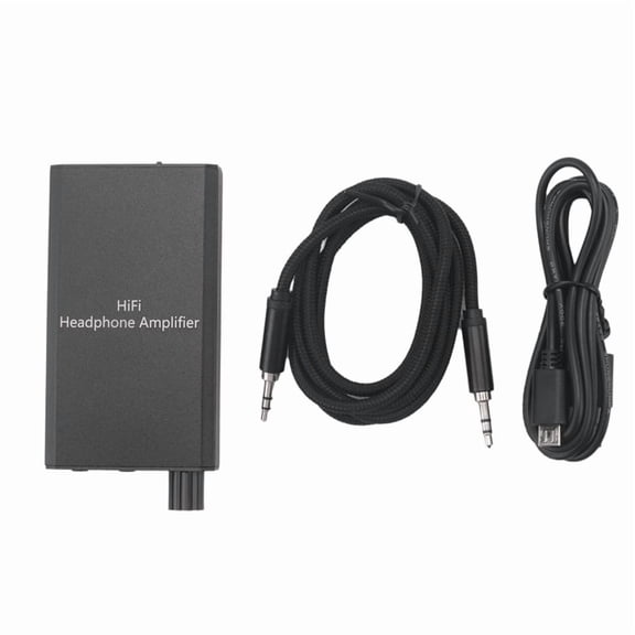 300 Headphone Amplifier HiFi Earphone Amplifier 3.5mm AUX Input Output Rechargeable Portable Amp for MP4 Mobile Phone