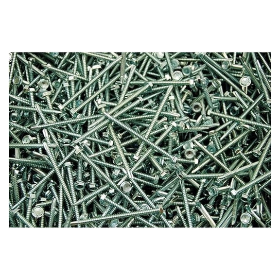 (300) Hex Washer Head #10 x 3 Self-Drilling #3 Tek Screw IHW