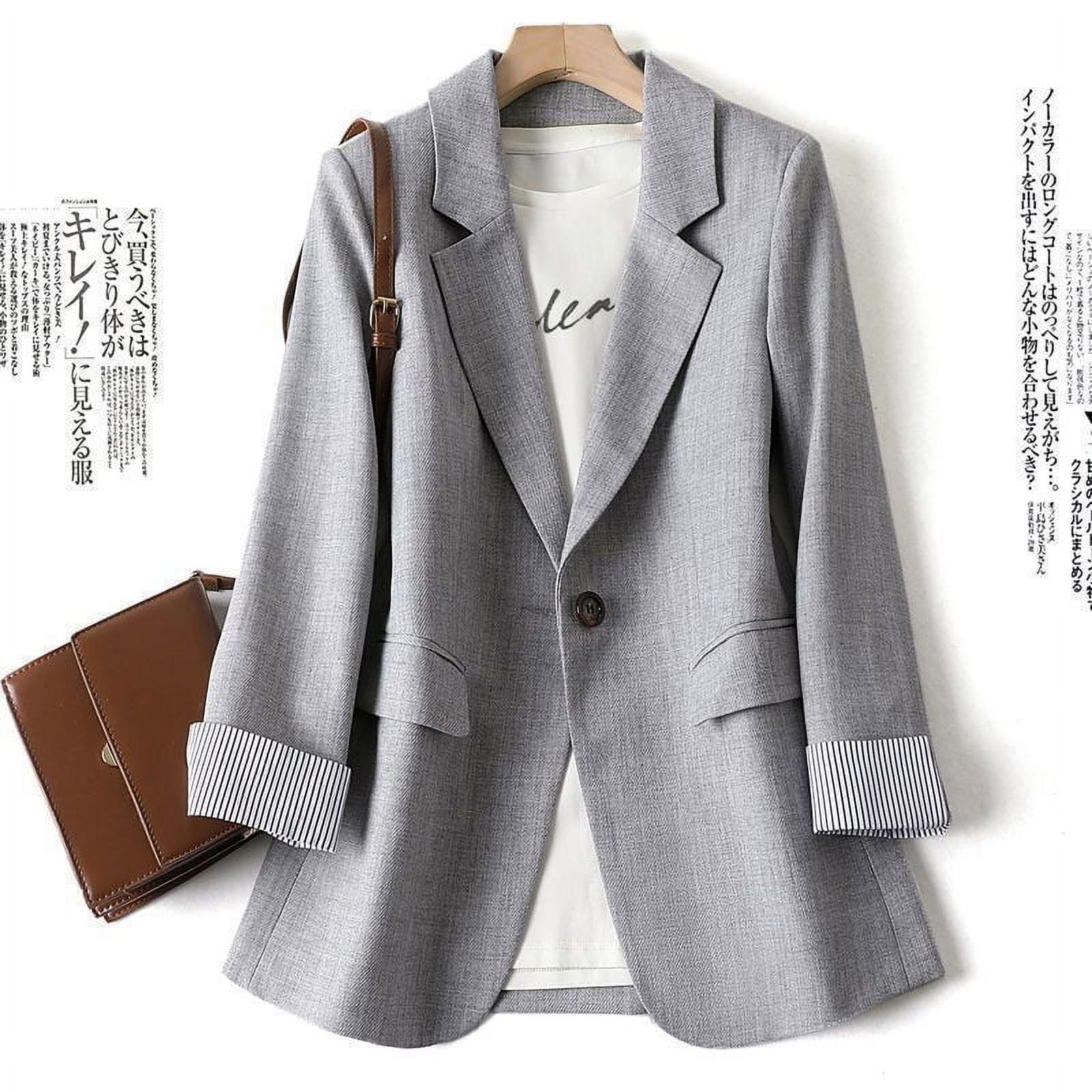 [300 Jin Large Size Women‘s WearSize Foot] Small Suit Jacket Women‘s