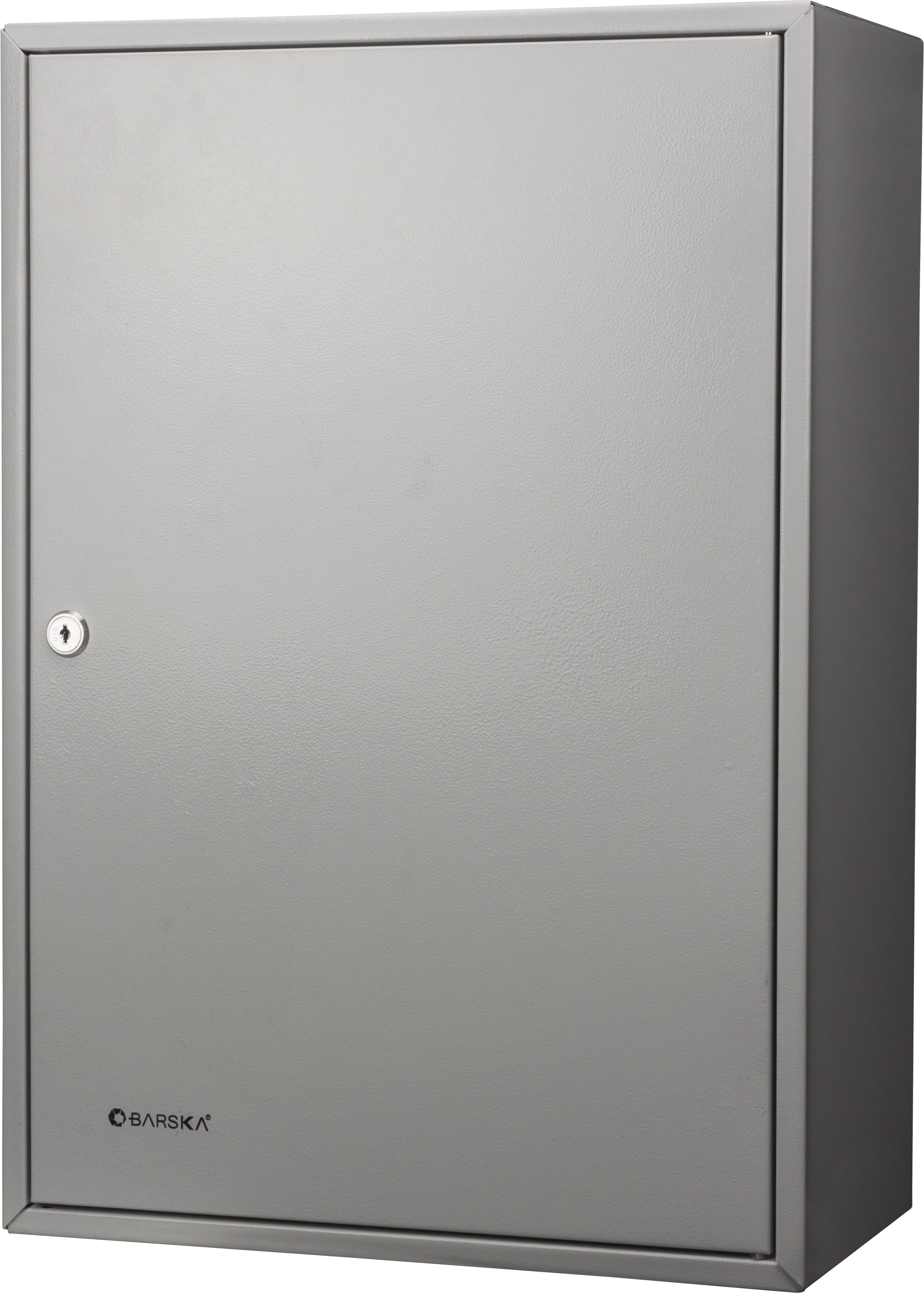 Gray Steel 300-Key Lockable Key Cabinet