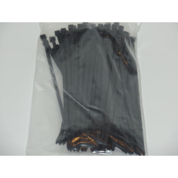 300 Kits 10" Inch Plastic Standard Cable Zip Ties Tensile Rating 50 lb.