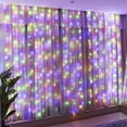 thumbnail image 1 of 300 LED Curtain String Lights, Twinkle Fairy Lights for Bedroom with 8 Lighting Modes, USB Christmas Lights for Party Home Bedroom Indoor Wall Room Christmas Decor (Multi-color), 1 of 7