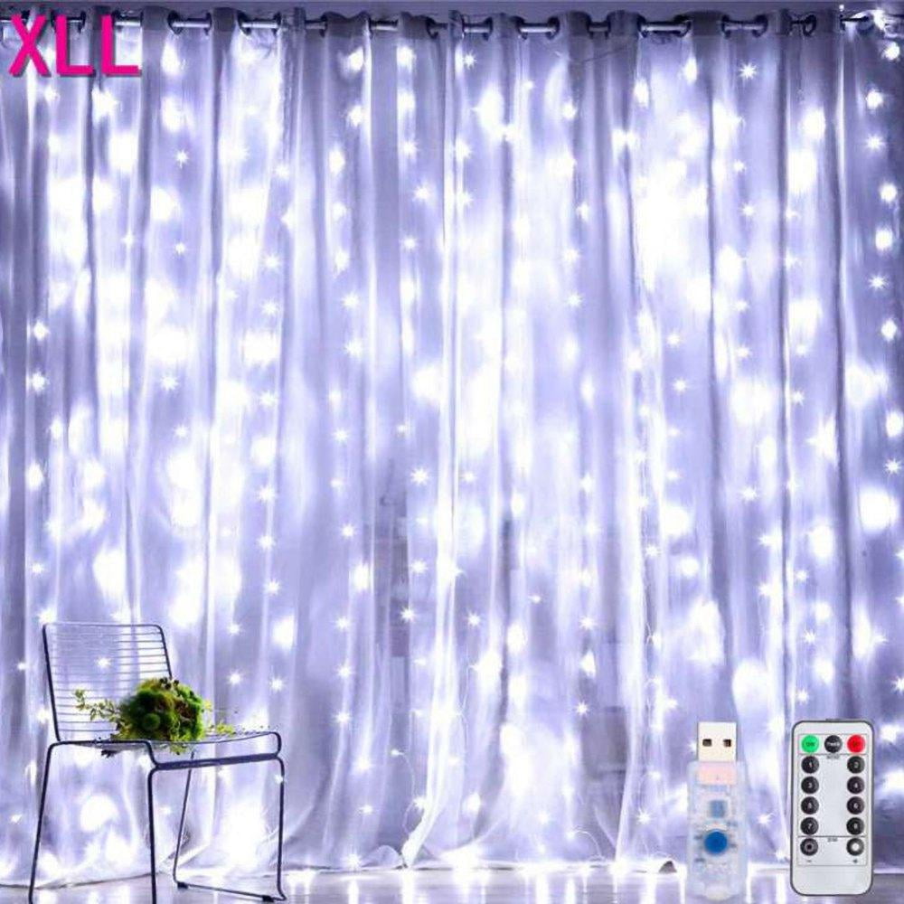 300 LED Fairy Lights with Remote Control for Bedroom Wall Tapestry Window Bed Canopy Christmas Decor Walmart