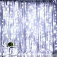 thumbnail image 1 of 300 LED Music Control Window Curtain String Light with Remote 3mx3m Twinkle Lights USB Powered Fairy Copper Wire Waterproof Lighting Decoration for Christmas Wedding Party Bedroom, 1 of 9