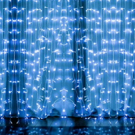 300 LED Remote Control Solar Waterfall Fairy String Lights Decoration, Garden Party Wedding