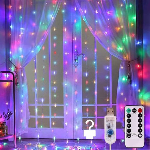 300 LEDs 3 m Multicolor Flickering String Rice Lights (Pack of 1)