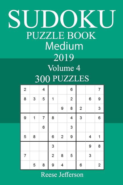300 Medium Sudoku Puzzle Book 2019, (Paperback)