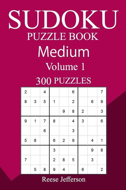 300 Medium Sudoku Puzzle Book, (Paperback)