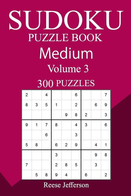 300 Medium Sudoku Puzzle Book, (Paperback)
