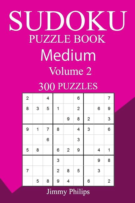 300 Medium Sudoku Puzzle Book, (Paperback)