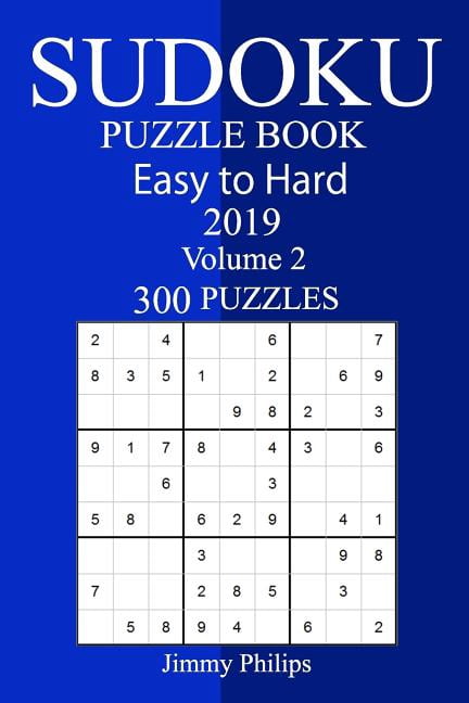 300 Medium to Hard Sudoku Puzzle Book 2019, (Paperback)