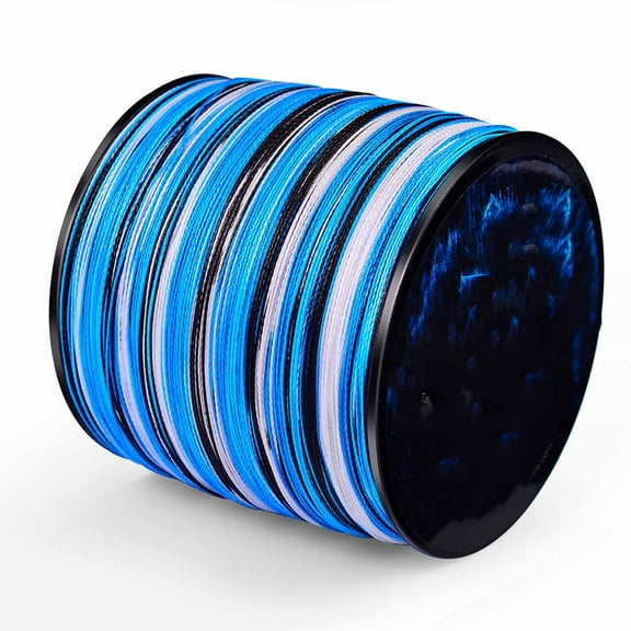 300 Meters PE Braid Fishing Line Camo Blue Strong Durable Line for Saltwater Freshwater Fishing Anglers