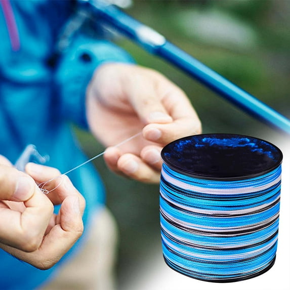 300 Meters PE Braided Fishing Line 0.6/10LB High Strength Low Stretch Saltwater Freshwater Fishing Line Sensitive Durable Casting Line for Various Fishing Techniques