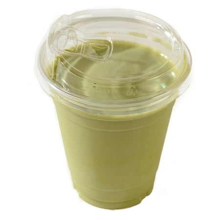 [300 PACK] 16 oz Cups | Iced Coffee Go Cups and Sip Through Lids | Cold Smoothie | Plastic Cups with Sip Through Lids | Clear Plastic Disposable Pet Cups | Ideal for Parfait, Juice, Soda, Party Cups