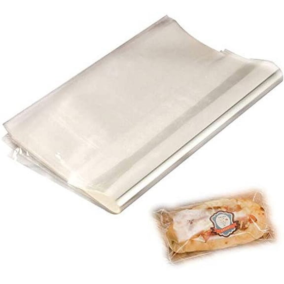 300 PCS 11.8x11.8 Inch Cellophane Packaging Sheets for Bread Cakes Desserts Pastry