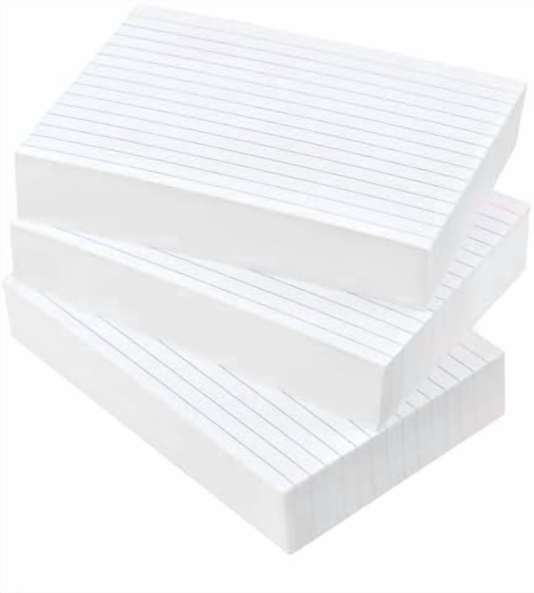 300 PCS Index Cards 4x6 Ruled - White Lined Note Cards 4 x 6 Flashcards ...