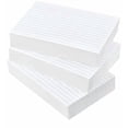 300 PCS Index Cards 4x6 Ruled - White Lined Note Cards 4 x 6 Flashcards ...