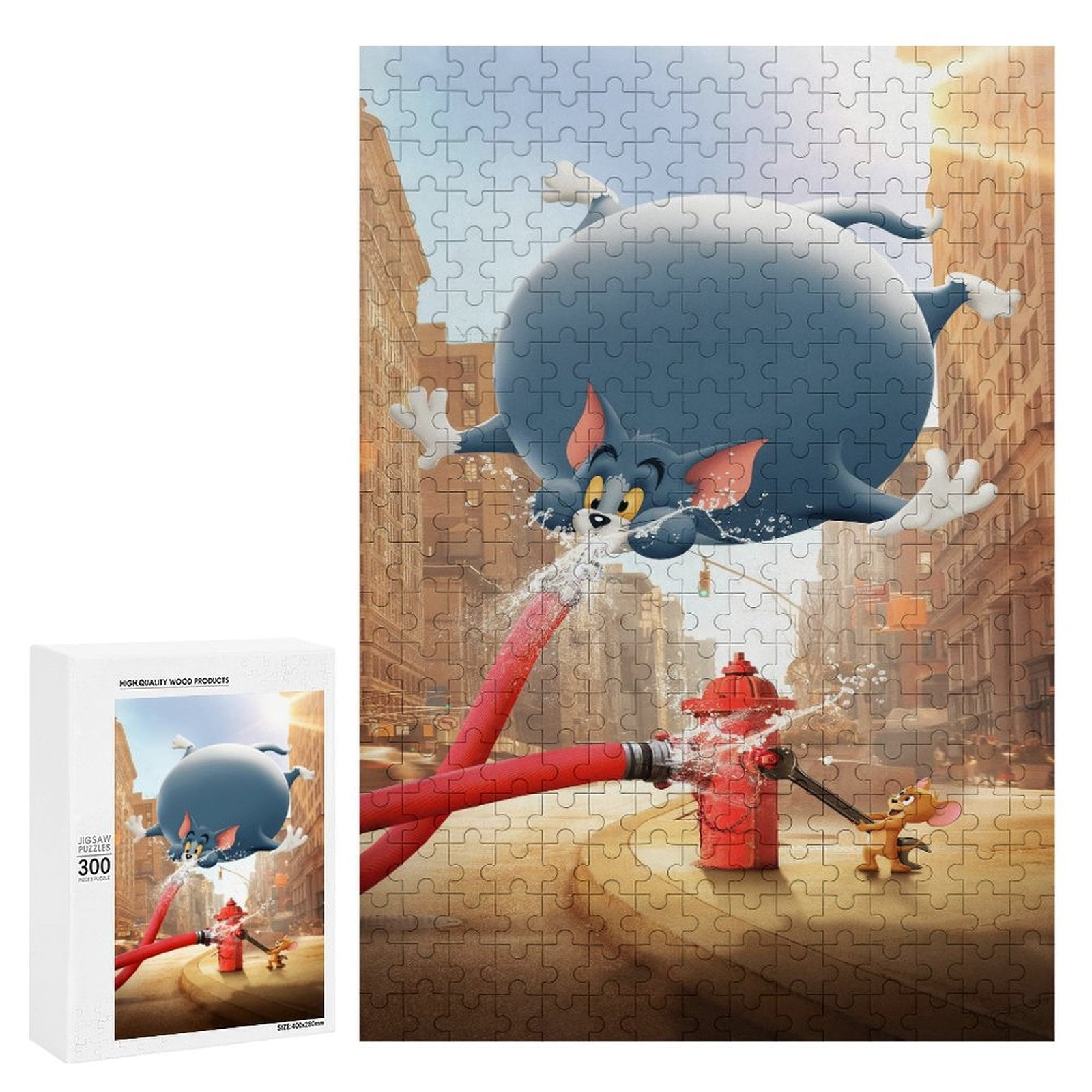 300 PCS Jigsaw Puzzle - Tom And Jerry Puzzle Enthusiasts - Walmart.com