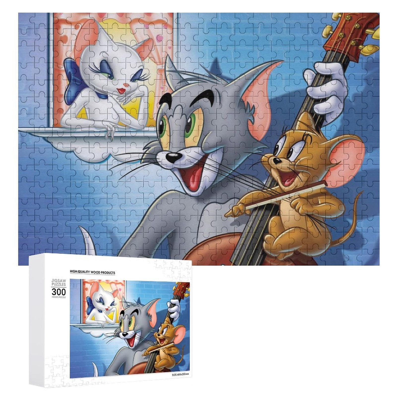 300 PCS Jigsaw Puzzle - Tom And Jerry Puzzle Enthusiasts - Walmart.com