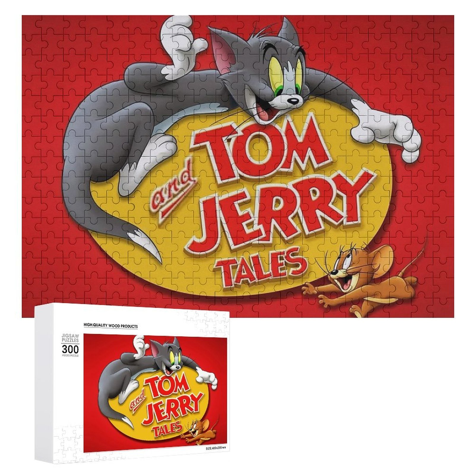 300 PCS Jigsaw Puzzle - Tom And Jerry Puzzle Enthusiasts - Walmart.com