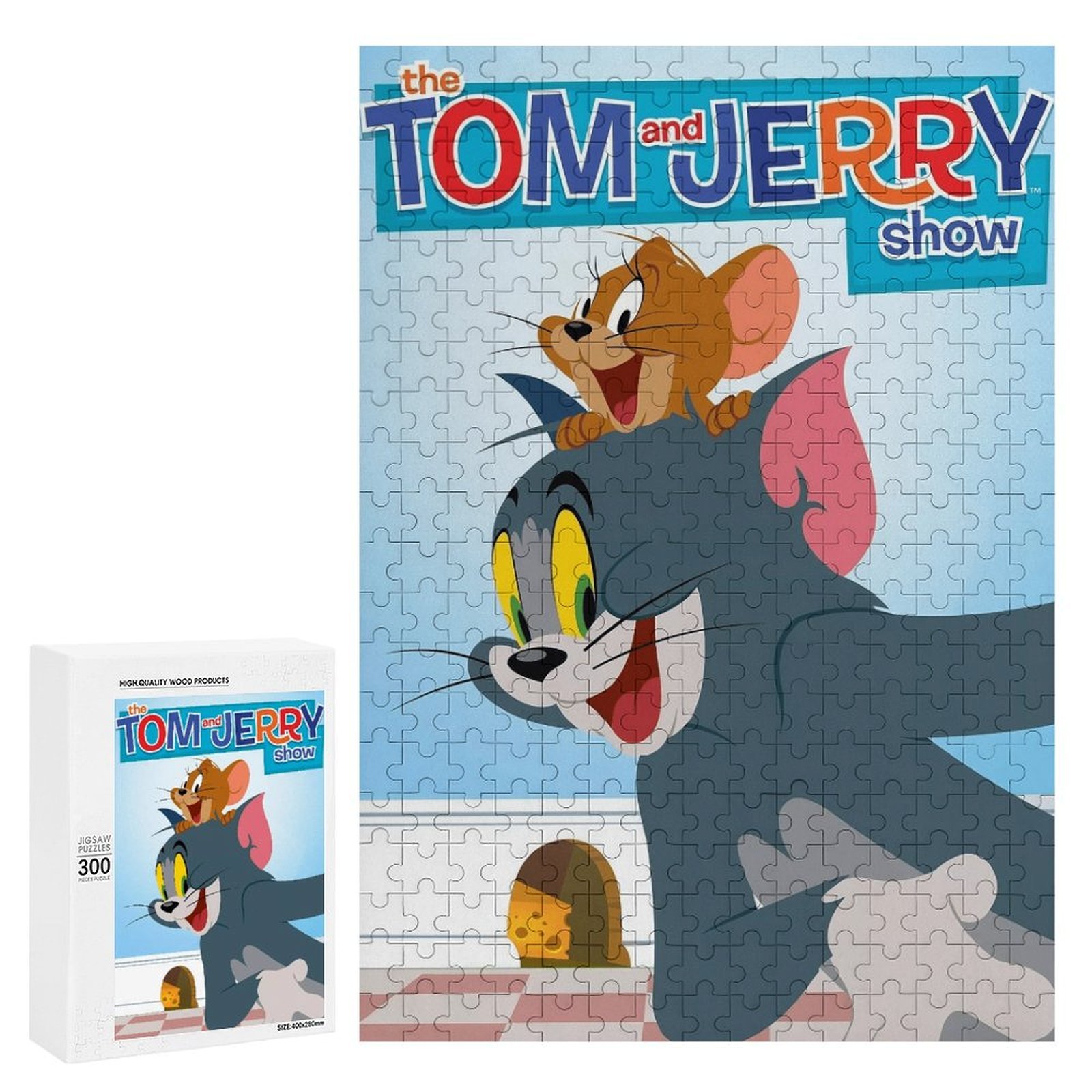 300 PCS Jigsaw Puzzle - Tom And Jerry Puzzle Enthusiasts - Walmart.com