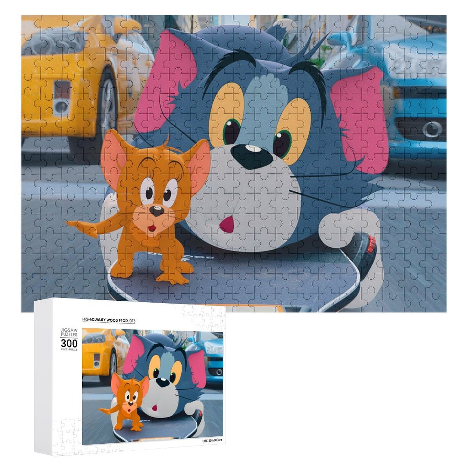 300 PCS Jigsaw Puzzle - Tom And Jerry Puzzle Enthusiasts - Walmart.com