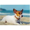 thumbnail image 1 of 300 PCS Jigsaw Puzzles Artwork Gift for Adults Teens, 10.6"x 15.5" Dog On The Sand Wooden Puzzle Games, 1 of 7