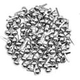 thumbnail image 1 of 300 PCS Mini Brads Silver Paper Fasteners, Round Brass Metal Brads for Art Crafting, Decorative Scrapbooking DIY, 8x15mm (Silver), 1 of 5