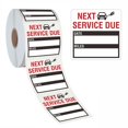 300 PCS Oil Change Reminder Stickers, Waterproof/Tear Resistant Residuefree Auto Maintenance