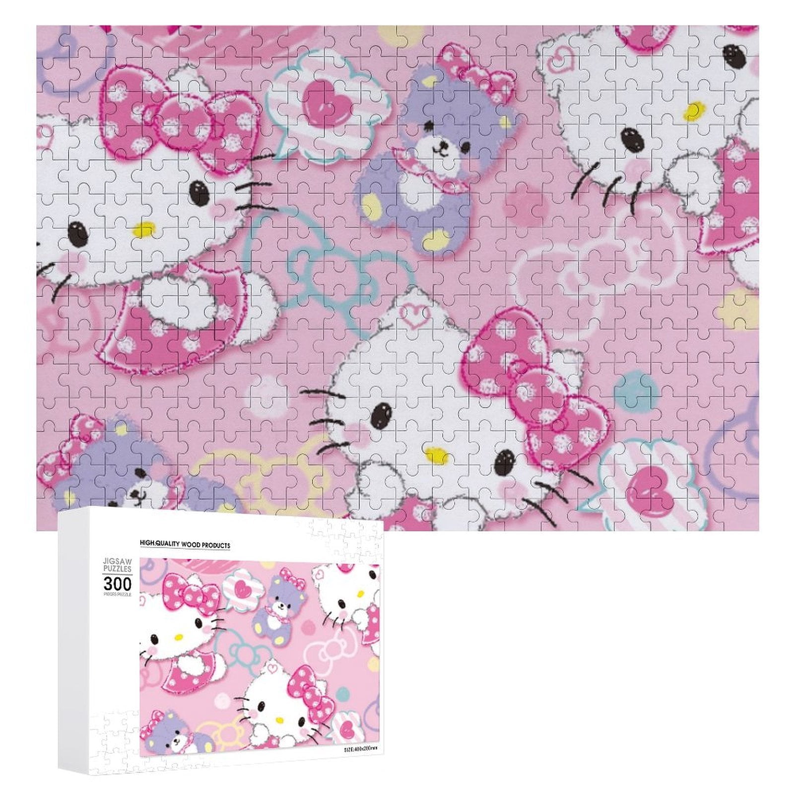 300 PCS Puzzle - Hello Kitty Jigsaw Puzzle - Walmart.com