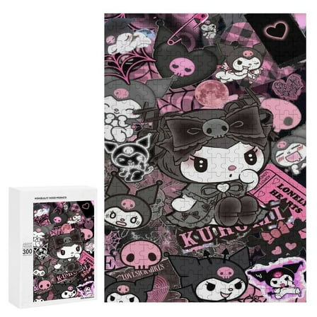300 PCS Puzzle for Adults - Kuromi And My Melody Jigsaw Puzzle