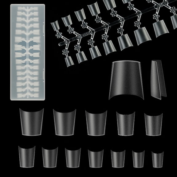 Pack of 300 Fake Half Cover Tips Short Natural Extension Art Press On Accessories