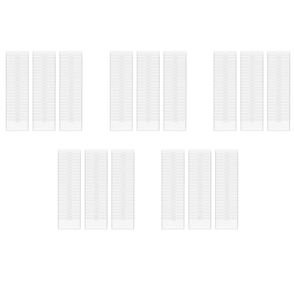 300 Pack 3.5 x 4.7 Inches Self-Adhesive Label Holder Card Pockets Clear Plastic Library