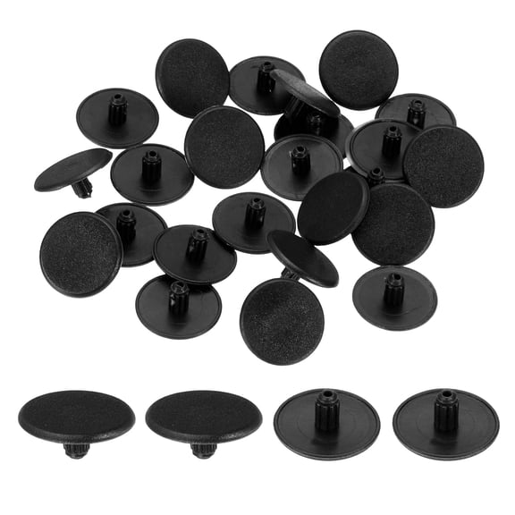 300 Pack 3x13mm Plastic Hole Plugs, Round Screw Cap Cover, Panel Drill Hole Plugs for Furniture Cabinet Cupboard Shelves Fencing Post Pipe Insert End Caps, Black